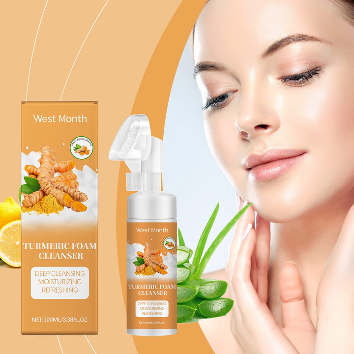 Turmeric Foam Cleanser for Oily Skin & Clogged Pores