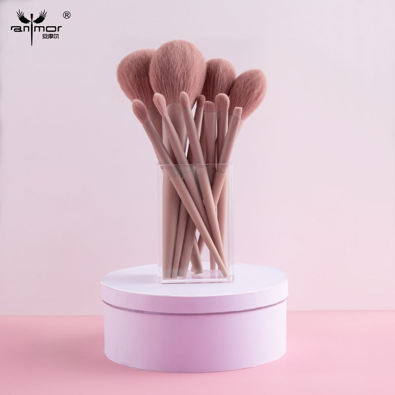 11-Piece Makeup Brush Set — Ultra‑Soft Synthetic Hair for a