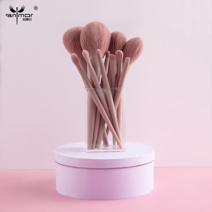 11-Piece Makeup Brush Set — Ultra‑Soft Synthetic Hair for a