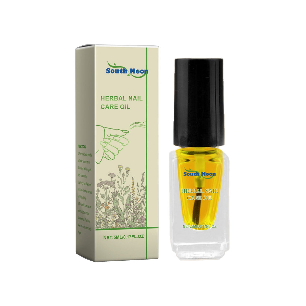 Herbal Nail Cuticle Oil for Stronger Brittle Nails