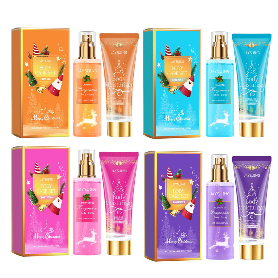 Christmas Body Care Gift Set for Soft, Scented Skin