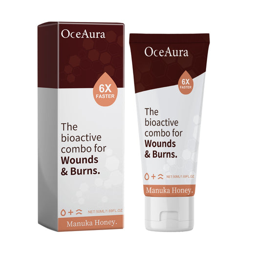 Manuka Honey Wound & Burn Cream, 6X Faster Skin Repair