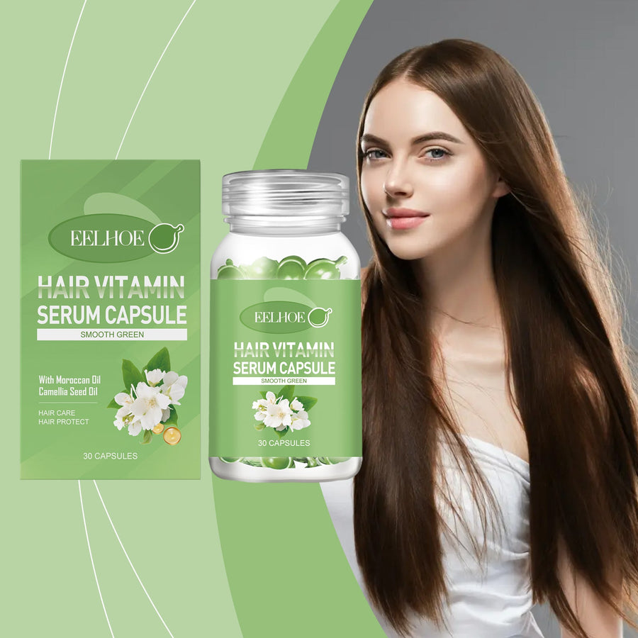 Hair Serum Capsules for Smooth, Glossy, Nourished Hair
