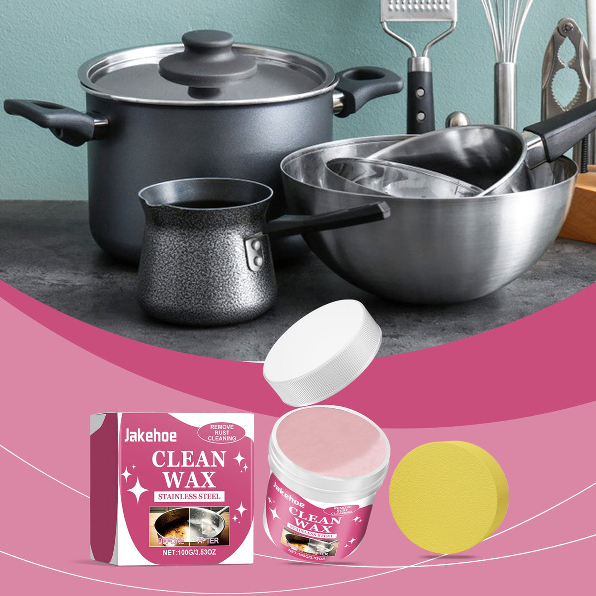 Stainless Steel Cleaning Cream: Erase Burn Marks Fast