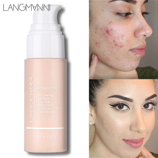 Matte Foundation Makeup: Full Coverage Oil Control