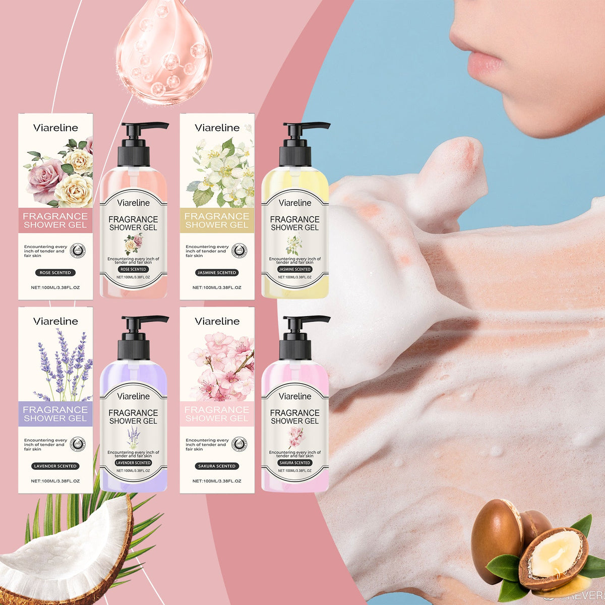 Lavender Shower Gel for Soft, Moisturized-Feeling Skin