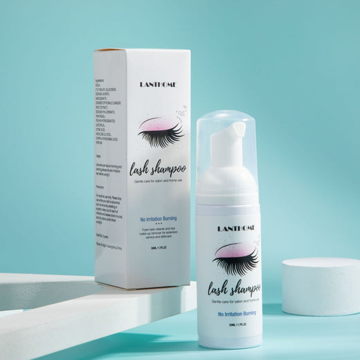 Eyelash Shampoo Cleanser for Gentle Lash Makeup Removal