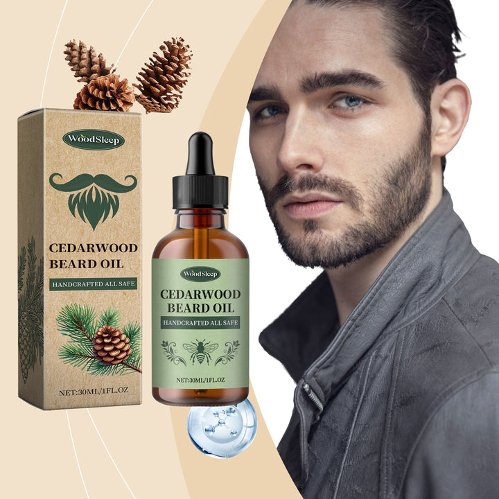 Beard Oil for Softness — WoodSleep Cedarwood Nourishment