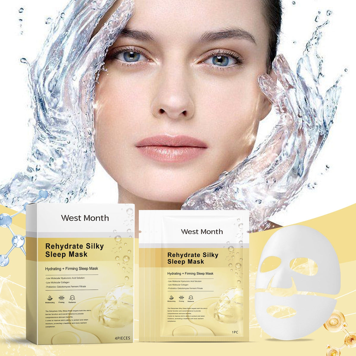 Overnight Collagen Sheet Mask for Dehydrated Skin