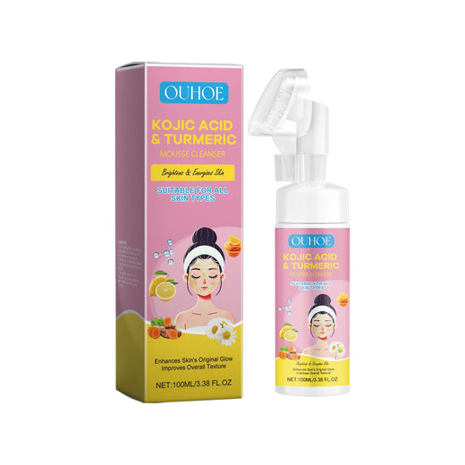 Kojic Acid Turmeric Mousse Cleanser for Bright Skin
