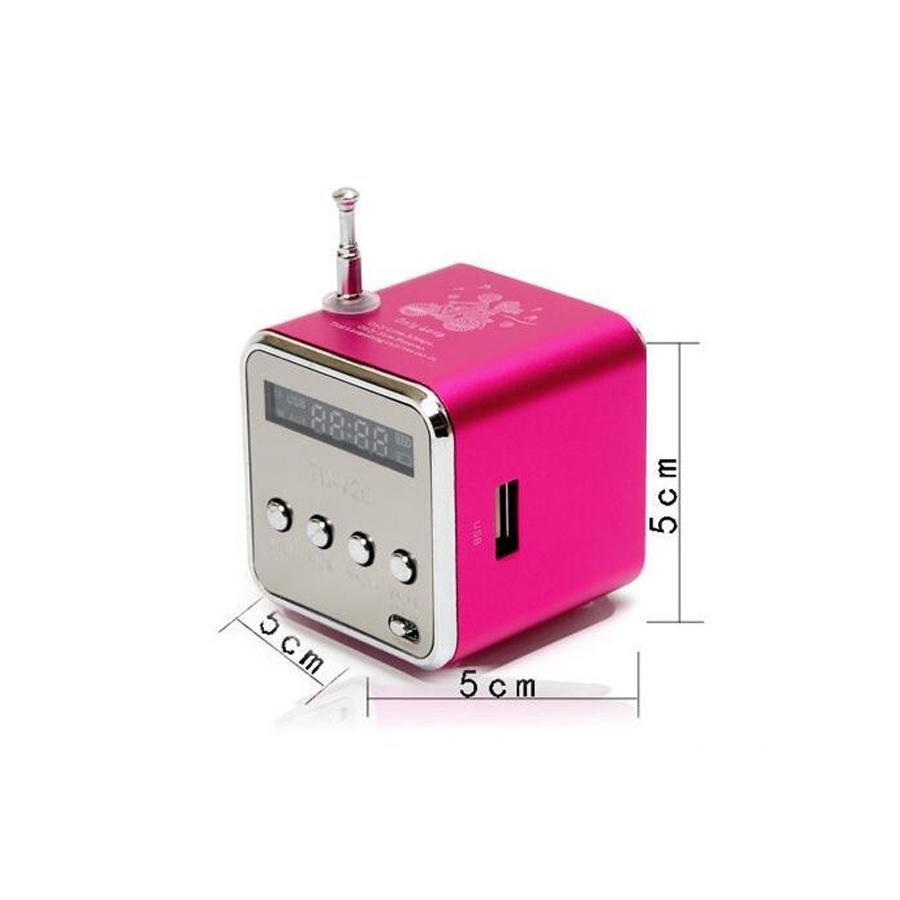 Mini Retro FM Radio – Micro SD Support, LCD Display