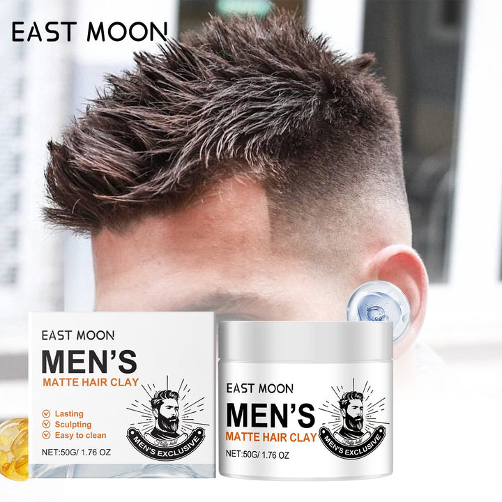 East Moon Matte Wax - Fast Set Hair Styling Clay