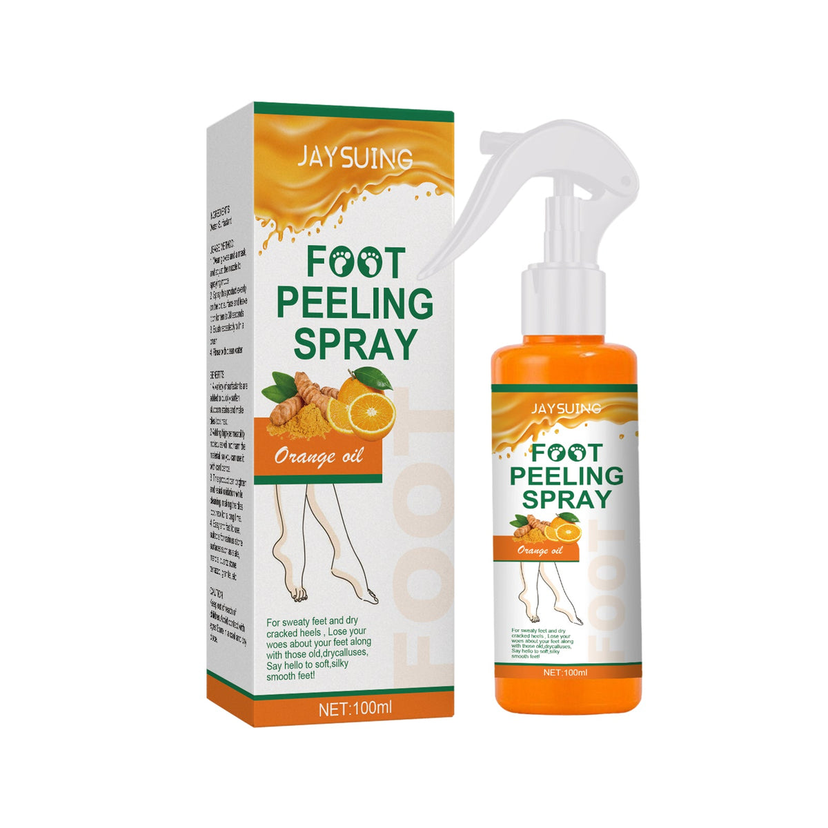 Exfoliating Foot Spray for Cracked Heels & Dead Skin