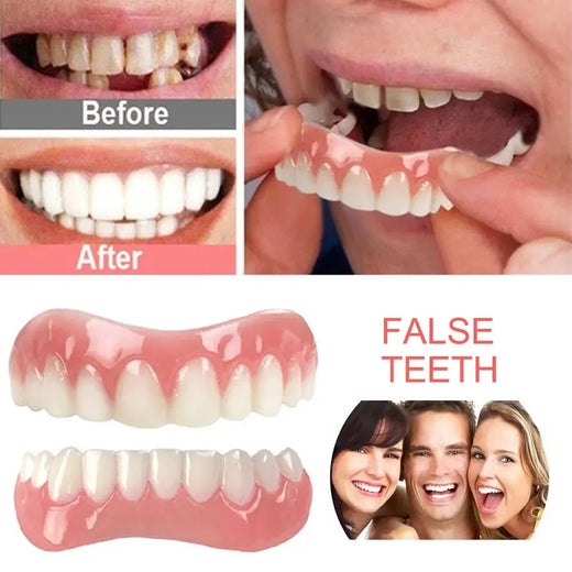 Instant Smile False Teeth — Perfect Smile, No Dentist Needed