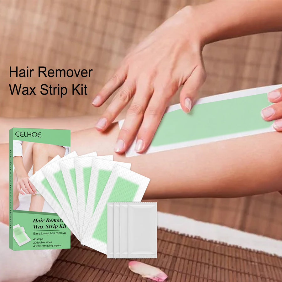 Hair Removal Wax Strips for Smooth Skin Up to 30 Days