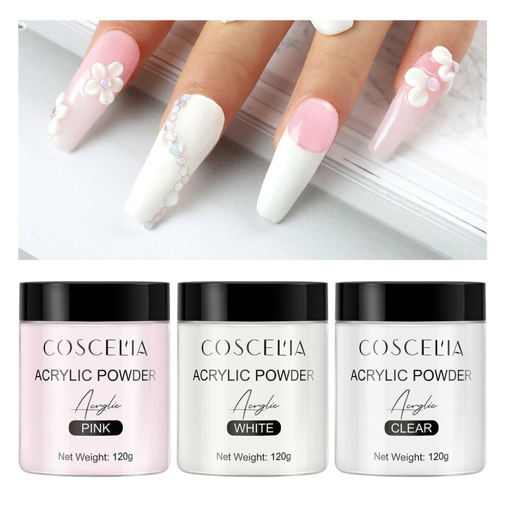 120g Professional Acrylic Nail Kit — Salon-Quality Powder