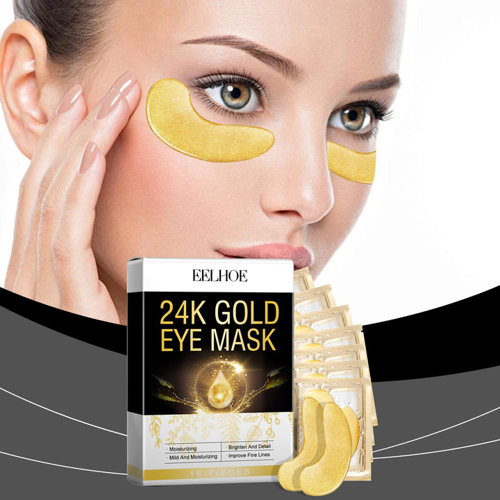 24K Gold Eye Mask Patches for Firming and Hydration