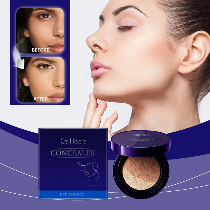 Cushion Concealer Foundation for Moisturized Coverage
