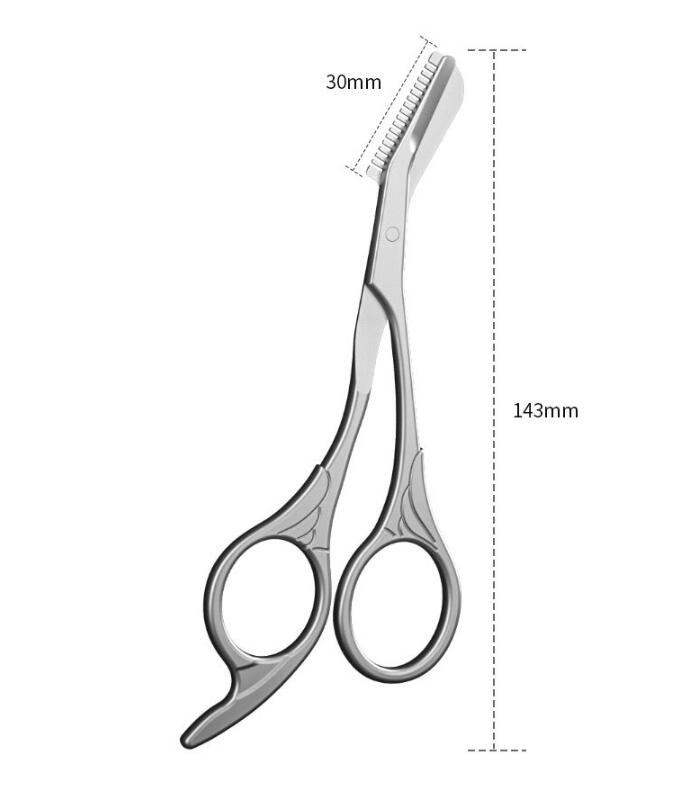 Precision Eyebrow Trimmer Scissors — Salon-Quality Brow