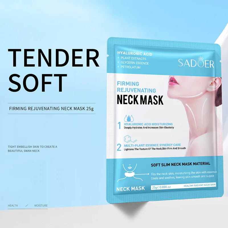 Hyaluronic Acid Neck Masks for Hydrated, Firmer Skin