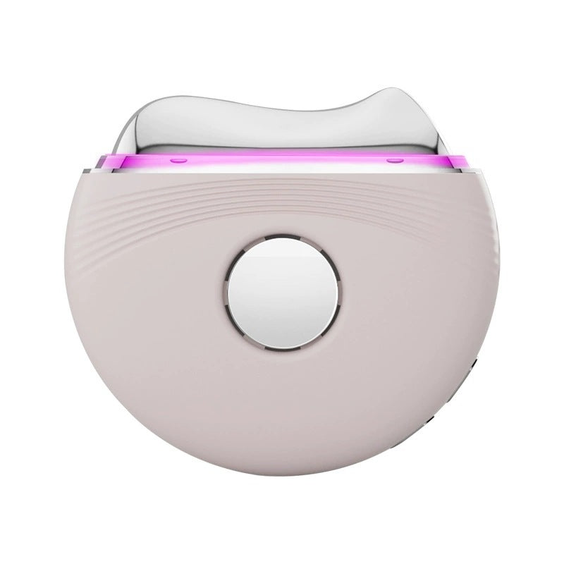 Styled product shot with two devices on cream surface with flowers