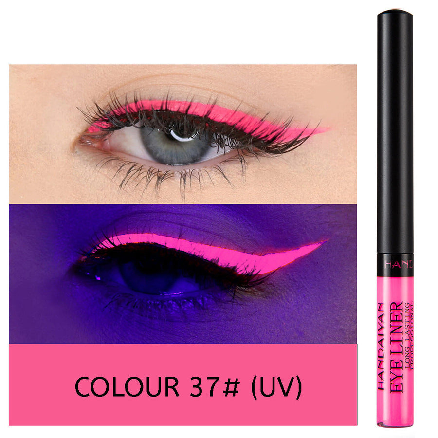 12-Color Matte Liquid Eyeliner Set for Bold Eye Looks