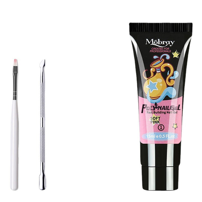 Gel Nail Extension Kit — Salon-Quality Cured Gel and Tips
