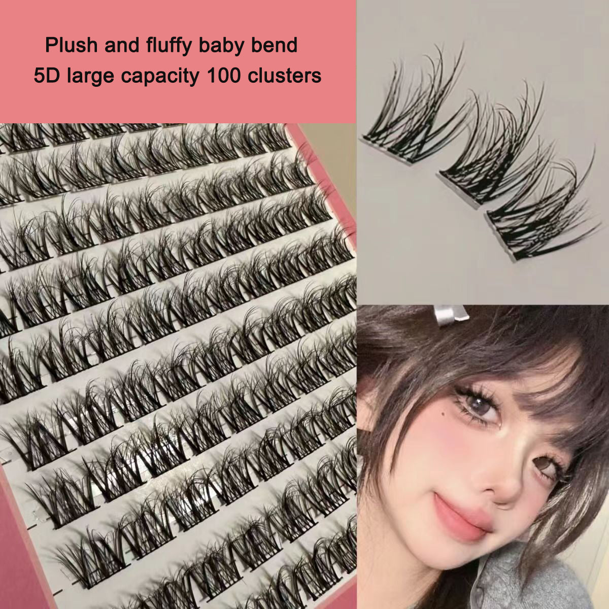 Segmented False Eyelashes for Custom Natural Volume