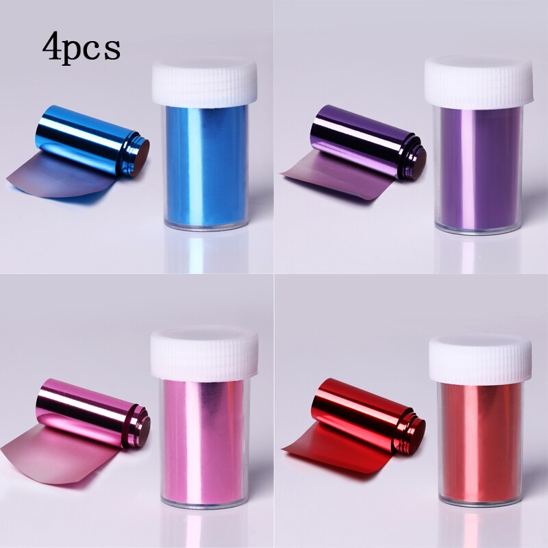 Holographic Nail Foil Transfer Stickers — 24-50 Sparkly