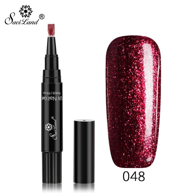 3‑in‑1 Gel Nail Pen — 60 Colors, Salon‑Quality Manicure