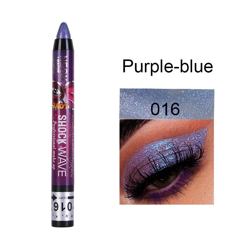 Eye and Lip Pencil Set: 36 Glitter Shades, 2-in-1