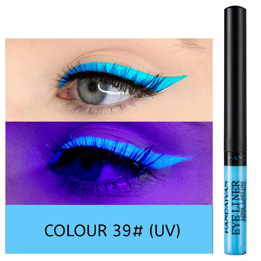 12-Color Matte Liquid Eyeliner Set for Bold Eye Looks