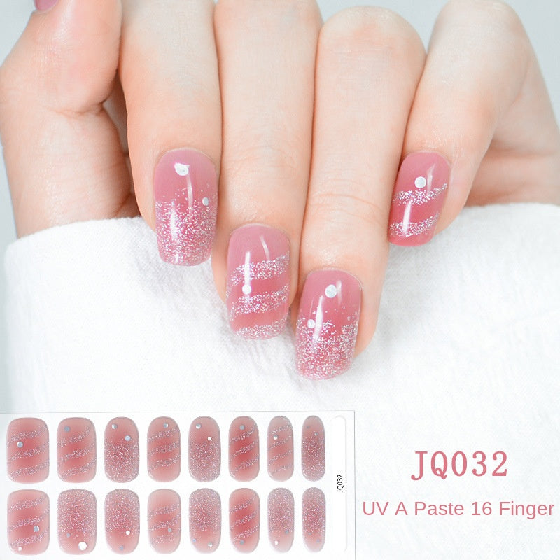 Semi-Cured UV Gel Nail Stickers — Salon Art in Seconds