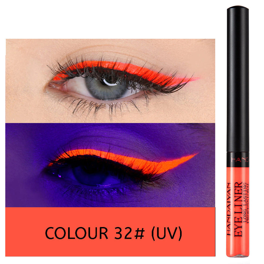 12-Color Matte Liquid Eyeliner Set for Bold Eye Looks