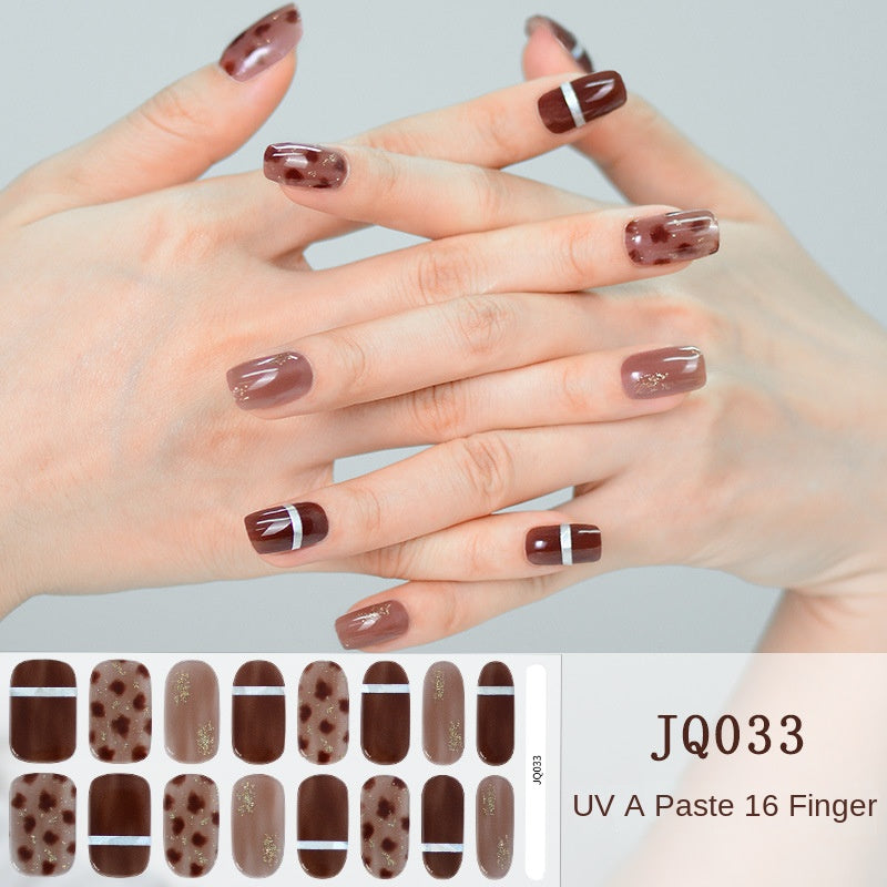 Semi-Cured UV Gel Nail Stickers — Salon Art in Seconds