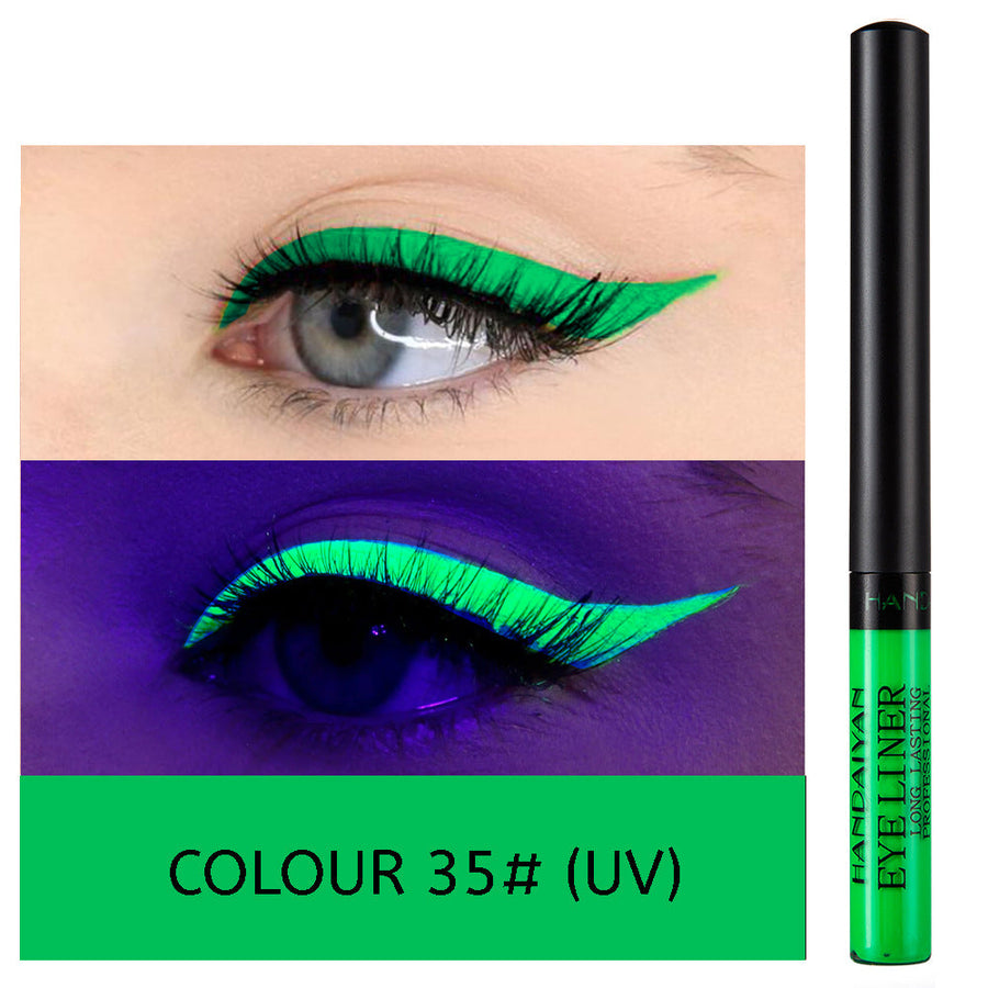 12-Color Matte Liquid Eyeliner Set for Bold Eye Looks