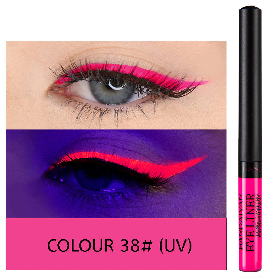 12-Color Matte Liquid Eyeliner Set for Bold Eye Looks