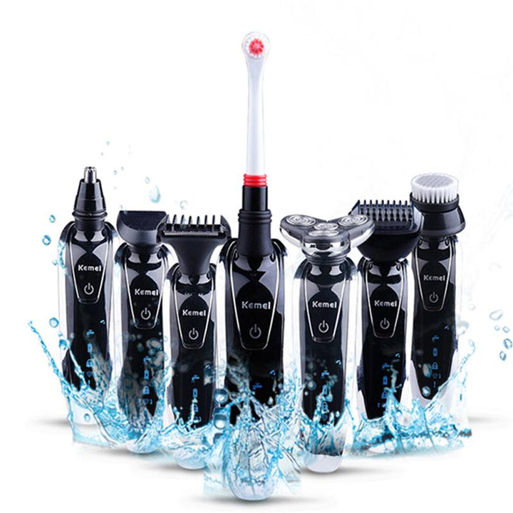 7-in-1 Electric Shaver — Precision Beard, Nose & Hair Trimming