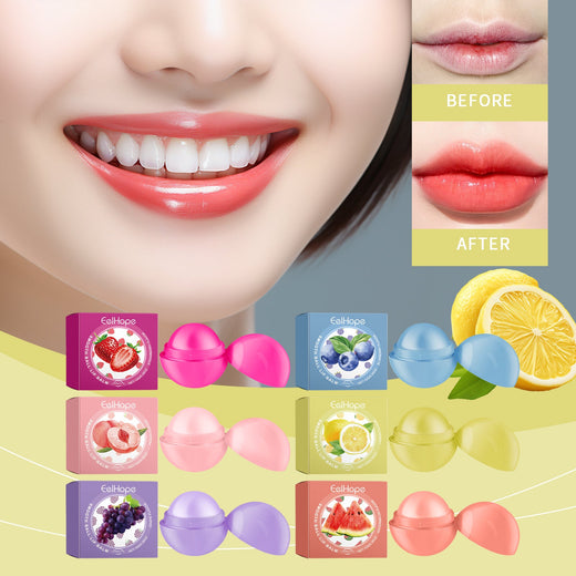 Watermelon Sphere Lip Balm - Portable Hydrating Lip Care