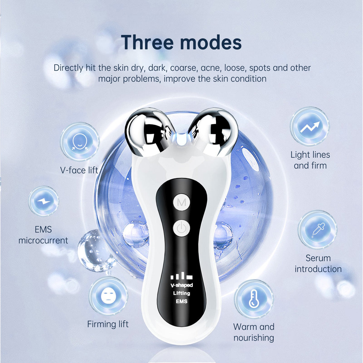 EMS Face Lifting Roller — Sculpted Jawline & Firmer Skin