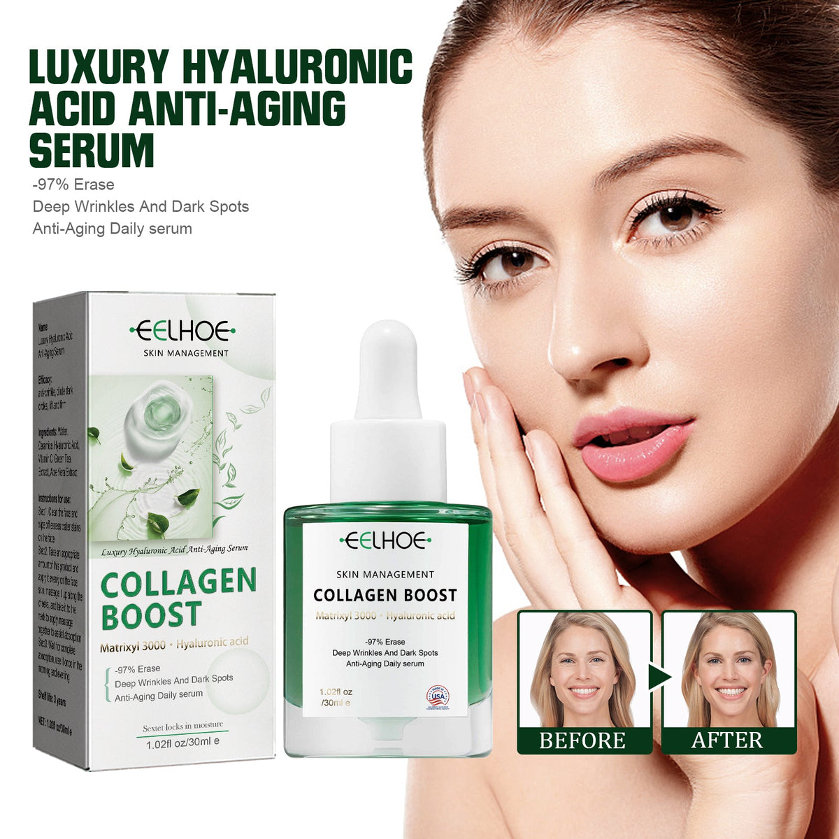 Hyaluronic Acid Anti-Wrinkle Serum with Matrixyl 3000