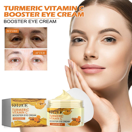 Turmeric Vitamin C Eye Cream for Fine Lines & Dark Circles