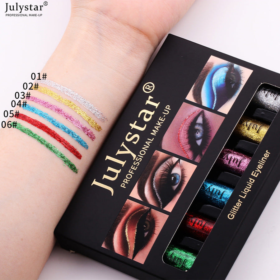 Glitter Liquid Eyeliner Set for Colorful Eye Looks