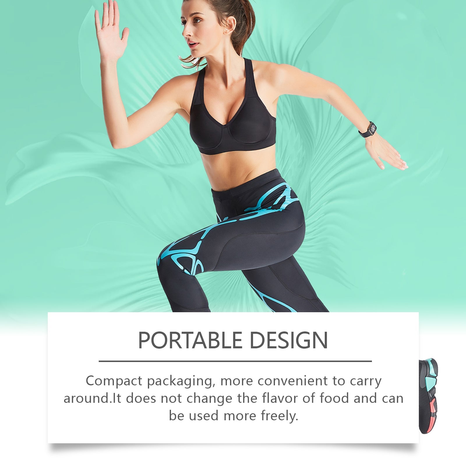 Lifestyle before/after comparison with seniors showing pain/fatigue transitioning to active, energetic lifestyle; product displayed alongside results