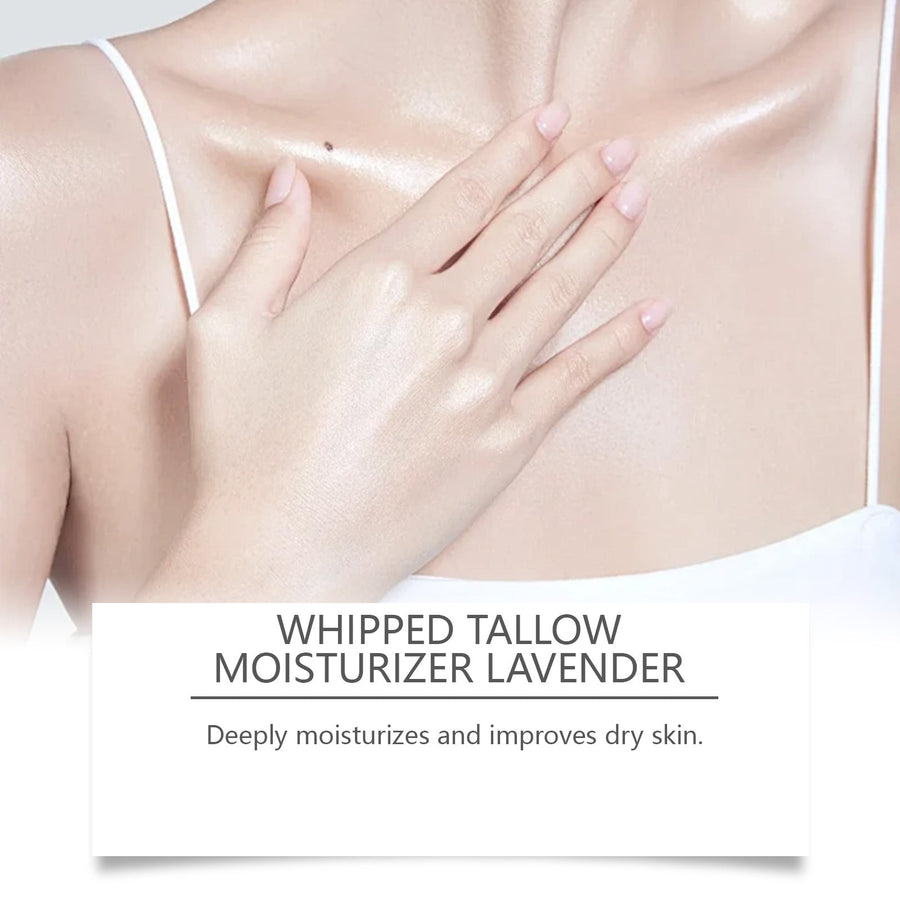 Lavender Tallow Moisturizer for Deep Dry Skin Relief