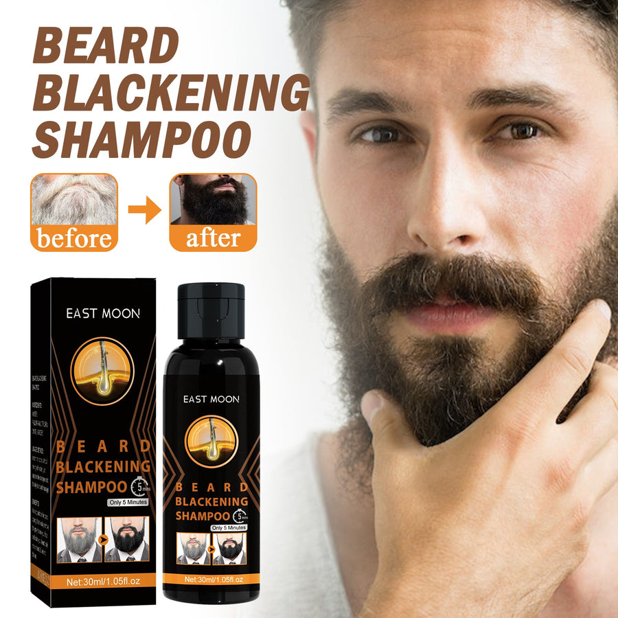 Beard Darkening Shampoo for Gray Hair in 5 Minutes