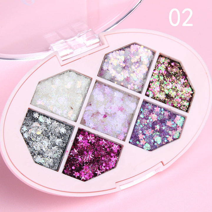 Glitter Eye Shadow Gel Palette for Bold Sparkle Looks