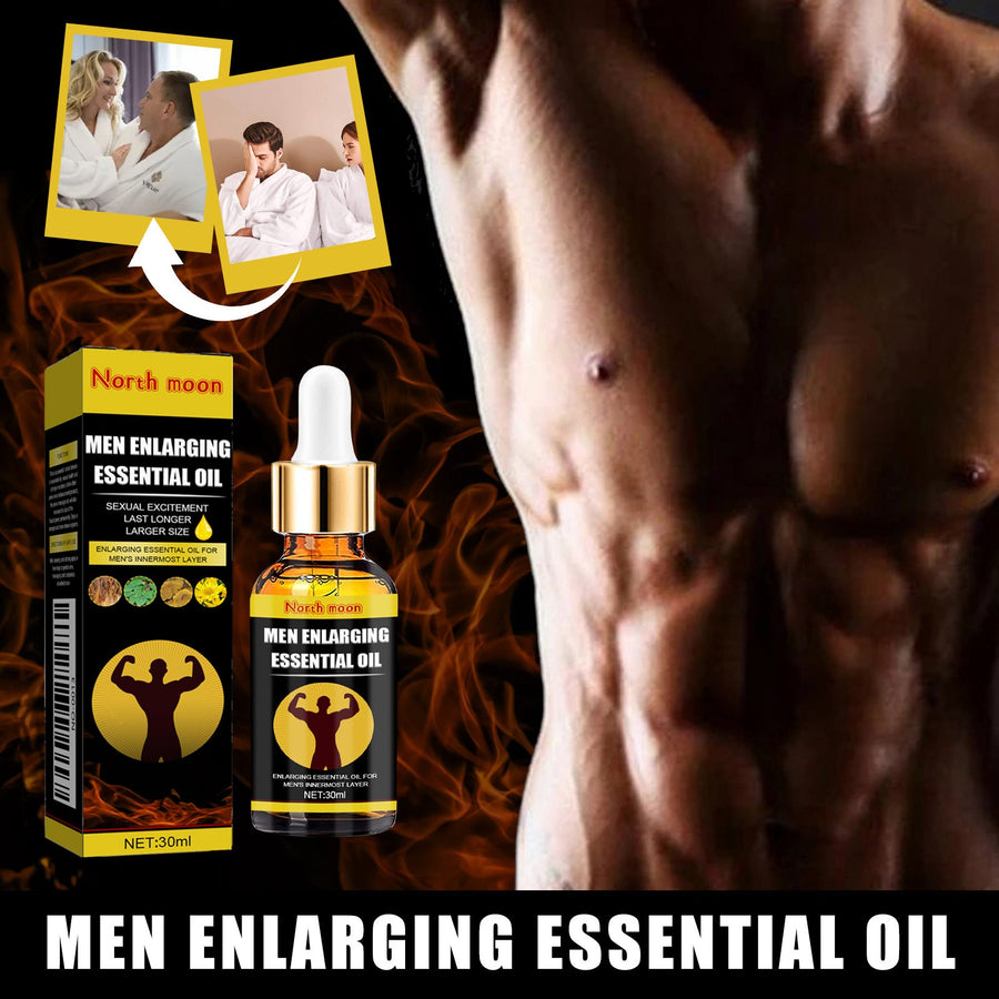 Men's Enlarging Massage Oil — Last Longer, Feel Bigger