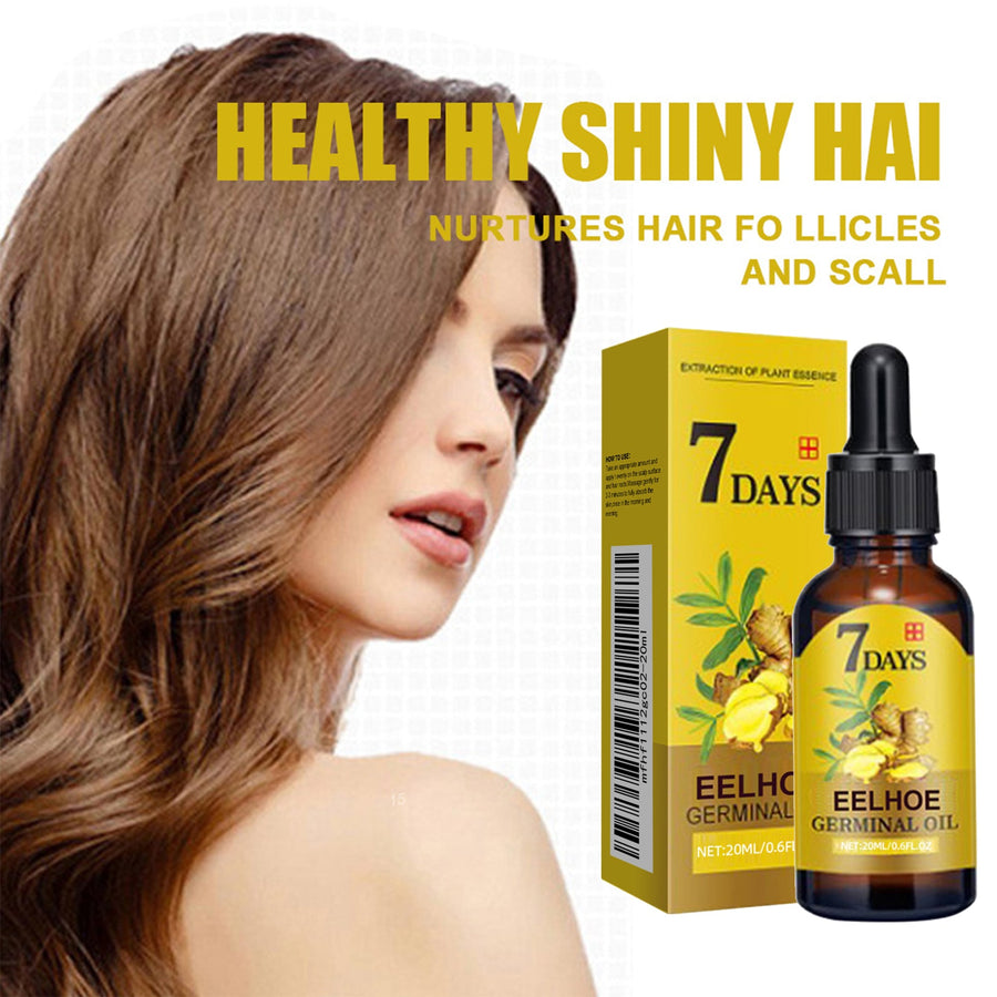 Ginger Hair Oil for Thin, Dry-Looking Hair & Shine