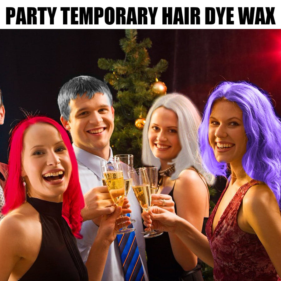 Temporary Hair Color Wax Set for Vivid Party Looks